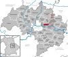 Lage der Gemeinde Donaustauf im Landkreis Regensburg