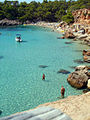 Eivissa, Cala Salada, phía bắc Sant Antoni de Portmany