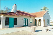 Aunt Mary's House – built in 1941 and located at 13912 West Camelback Road on the northwest corner of Camelback and Litchfield Roads. Mary Brintan-Tubbs was active in the Litchfield Park Community. During World War II she volunteered and worked at the Luke Air Force Base, rolling bandages, writing letters for soldiers, doing other necessary civilian tasks. Aunt Mary's House (as it is affectionately called), now is home to the Litchfield Park Historical Society and Museum.[25]