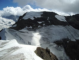 Mont Brulé vanaf het Pointe Marcel Kruz