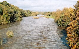 De Wye ter hoogte van Hay-on-Wye.