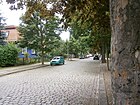 Sachsenstraße: von der Ecke Wodanstraße aus