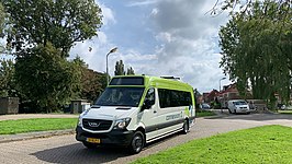 De elektrische variant van de VDL MidCity in Zaandam.