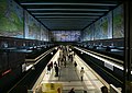 Die von Anton Lehmden künstlerisch ausgestaltete U-Bahn-Station Volkstheater