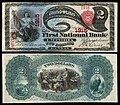 Two-dollar National Bank Note