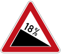 108-64 Gefälle 18%