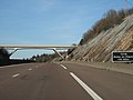 Der Passübergang Col de Bessey-en-Chaume mit der Autoroute A6