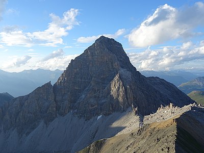 Tinzenhorn, aufgenommen von der südlich gelegenen Pizza Grossa.