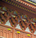 Mitesaki tokyō, Daitoku-ji, Kyoto. Note the tail rafters.