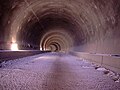 Der im Rohbau fertiggestellte Tunnel (2001)