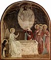Fra Angelico: Die Drei Marien am Grabe Christi, um 1437–46, Fresko