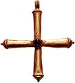 Χρυσός βυζαντινός σταυρός, 7ος-9ος αιώνας