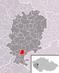 Hrádek – Mappa