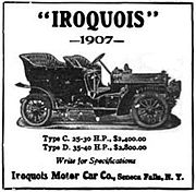 1907 Iroquois Motor Car advertisement