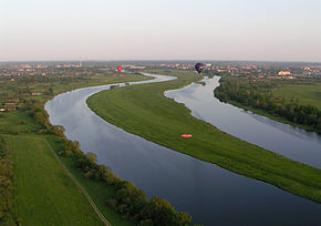 Nehrin Jelgava kentinden çekilen bir fotoğrafı