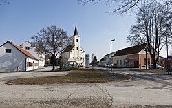 Main square with Saint Joseph's Church