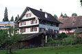 Historische Häusergruppe bei der Nägeli-Mühle in Zürich-Hirslanden