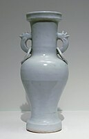 Qingbai porcelain vase, 14th century