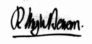 Robert Hugh Benson's signature