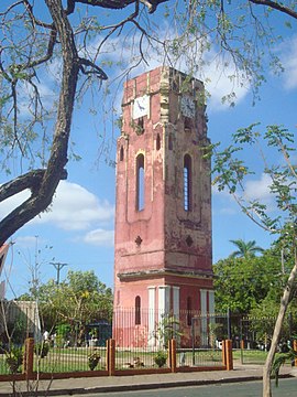 Turm der ehemaligen Kirche in Santa Cruz von 1890
