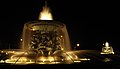 Fountains on Albertplatz, by night (2005-09-22)