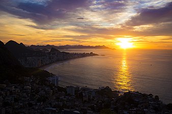 Zonsopgang in Vidigal