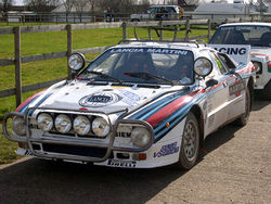 Rally 037 des Lancia-Martini-Werksteams