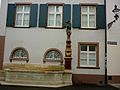 Schweiz, Basel, Brunnen in der Augustinergasse