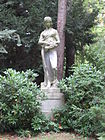 Seffners von ihm selbst geschaffenes Grabdenkmal auf dem Leipziger Südfriedhof