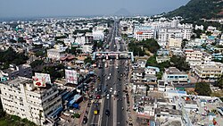 Chinnamushidiwada junction aerial view