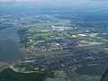 Luchtfoto Deurganckdok mei 2008