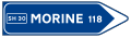 Primary or secondary road direction