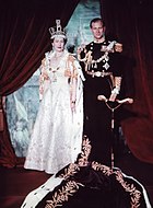 Coronation portrait of Elizabeth II and Philip, Duke of Edinburgh