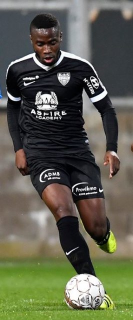 Diallo in 2017 bij KAS Eupen tegen Rupel Boom