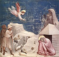 Το όνειρο του Ιωακείμ, νωπογραφία, 1303-1305, Πάντοβα, Cappella degli Scrovegni