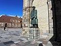 Bronzen standbeeld van Hans Tausen voor de Dom