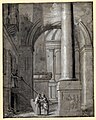 Phantastisches Kircheninterieur, c. 1630