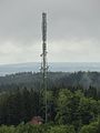 Sendemast vom Sender Waldburg 2 aus gesehen