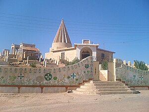 Jesidischer Tempel in Sreschka