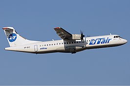 ATR-72 VP-BYZ. Dit vliegtuig verongelukte op 2 april 2012