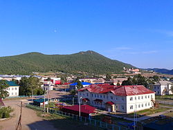 Zakamensk town center