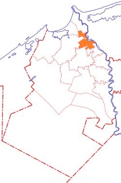 Location in Beheira Governorate