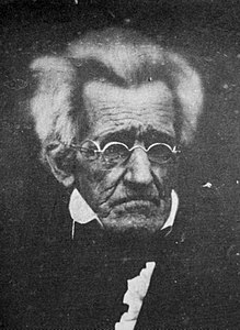 Andrew Jackson photographed at age 78.