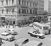 Συμβολή με πλατεία Ομονοίας (δεκαετία 1960)