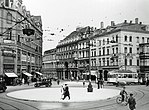 Bayrischer Platz um 1920 (Bahnhofsgegenseite)