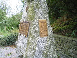 Markering grens Alpen-Apennijnen