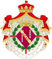 Coat of arms as Duchess of Franco (2018–2022)