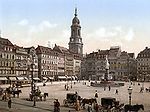 Dresdner Kreuzkirche um 1900