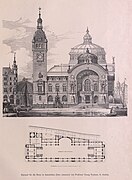 Entwurf für die Börse in Amsterdam (1888)