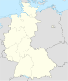 Deutschlandkarte, Position des Kreises Altena hervorgehoben